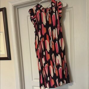 Colorful Abstract Print Dress